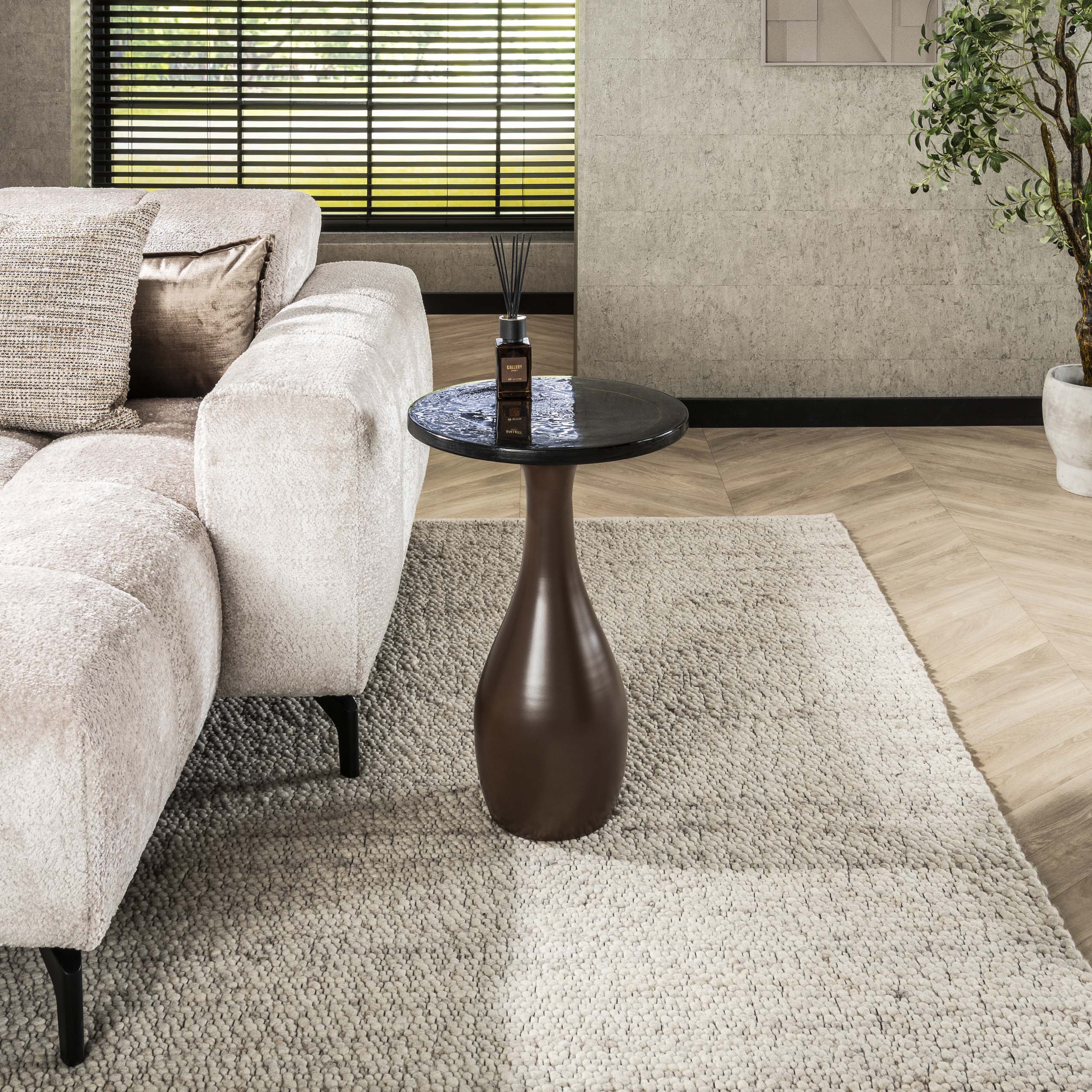 Tavolino Eclipse Drop M - Rame antico