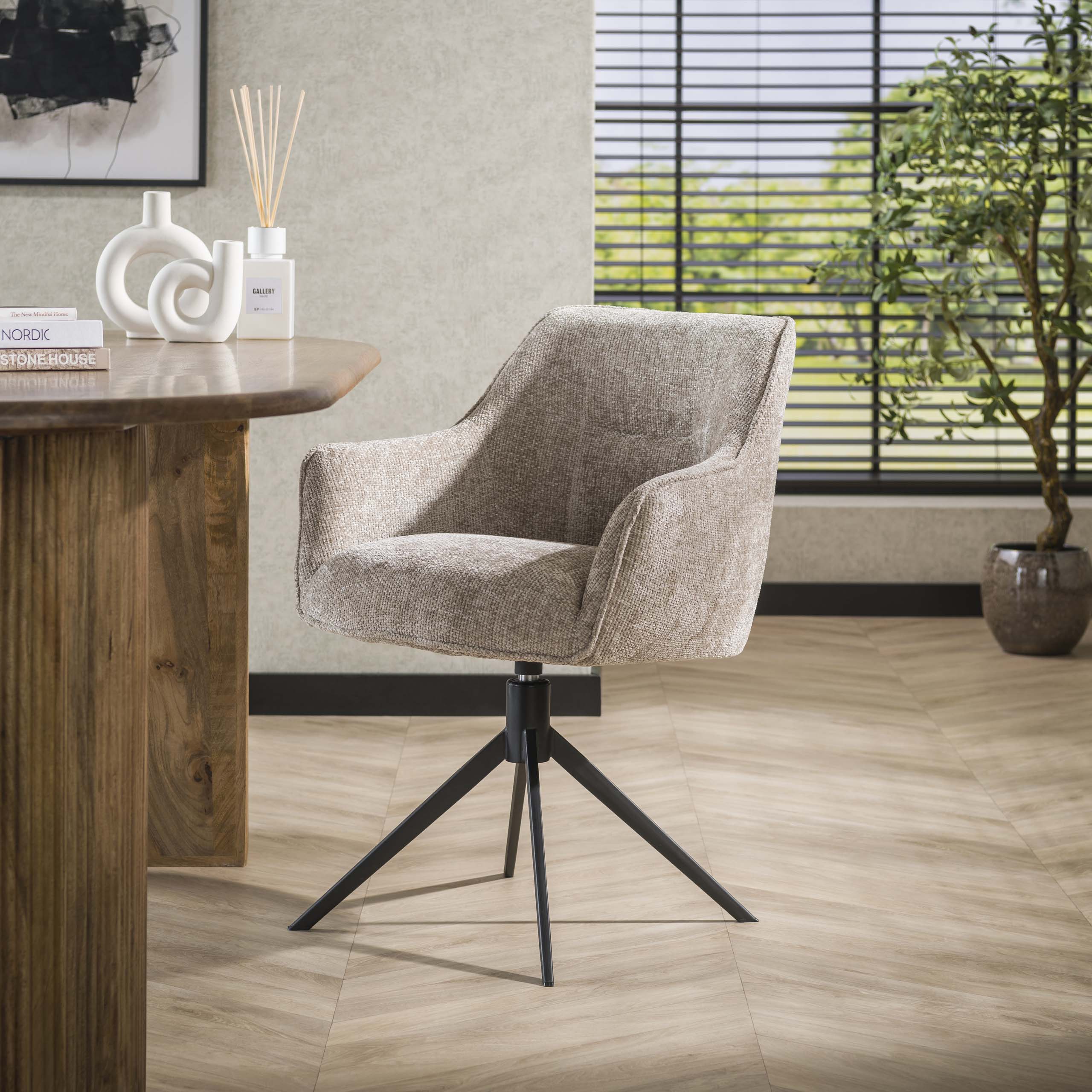 Armchair Pull swiveling - packed per 2 - Hoven sand