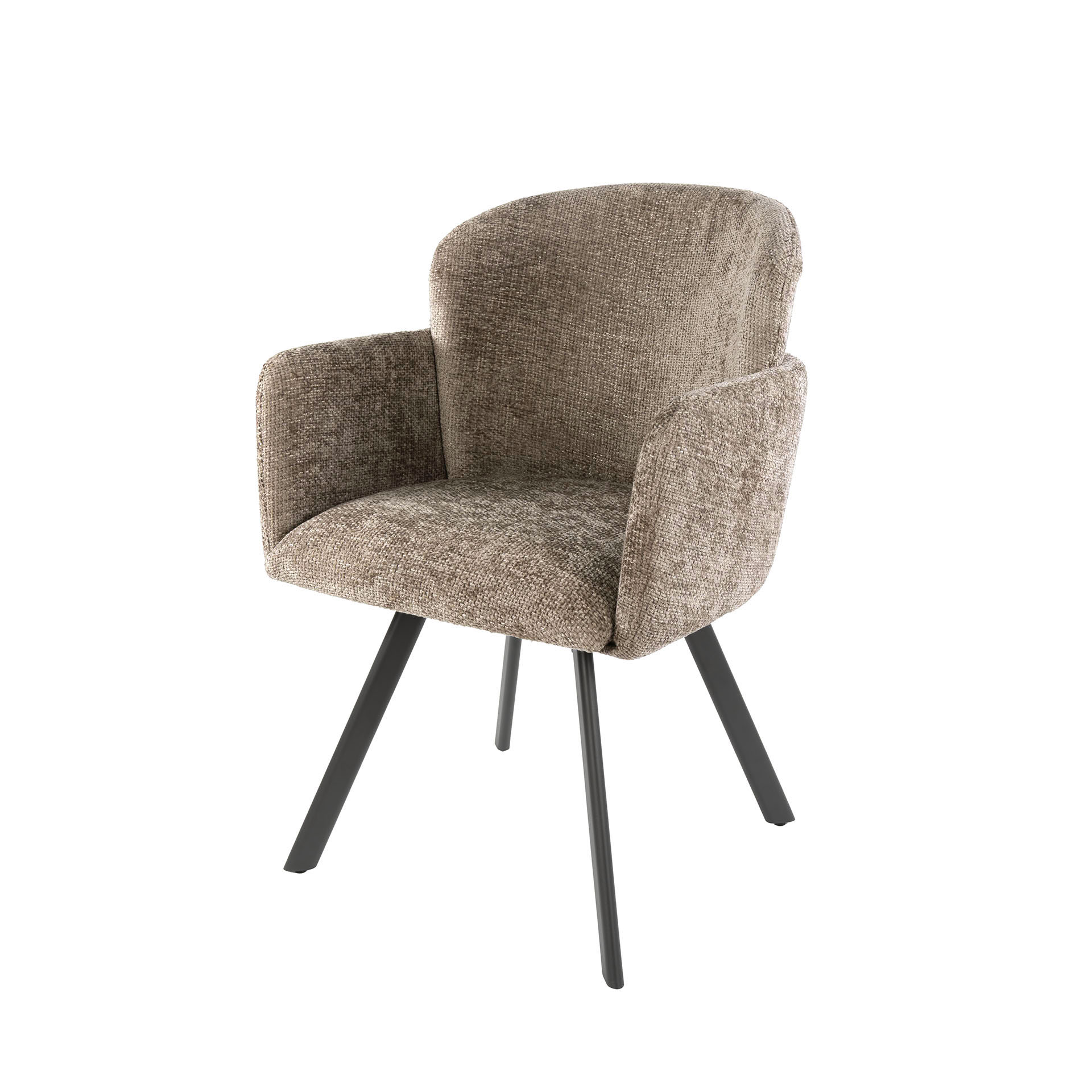 Armchair Embrace rotatable - set of 2 - Hoven champagne