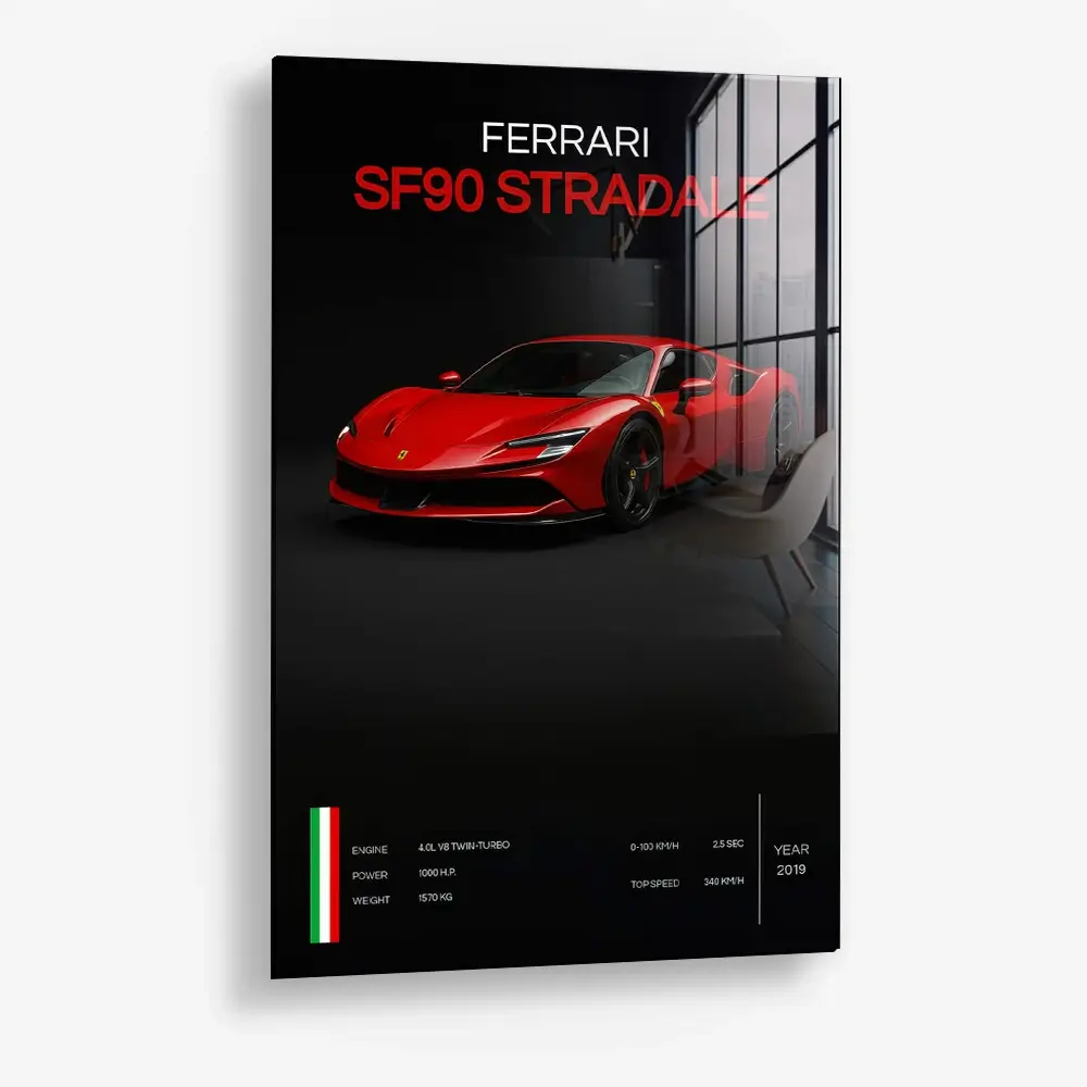 Hypercars – Ferrari SF90 Stradale – Glass