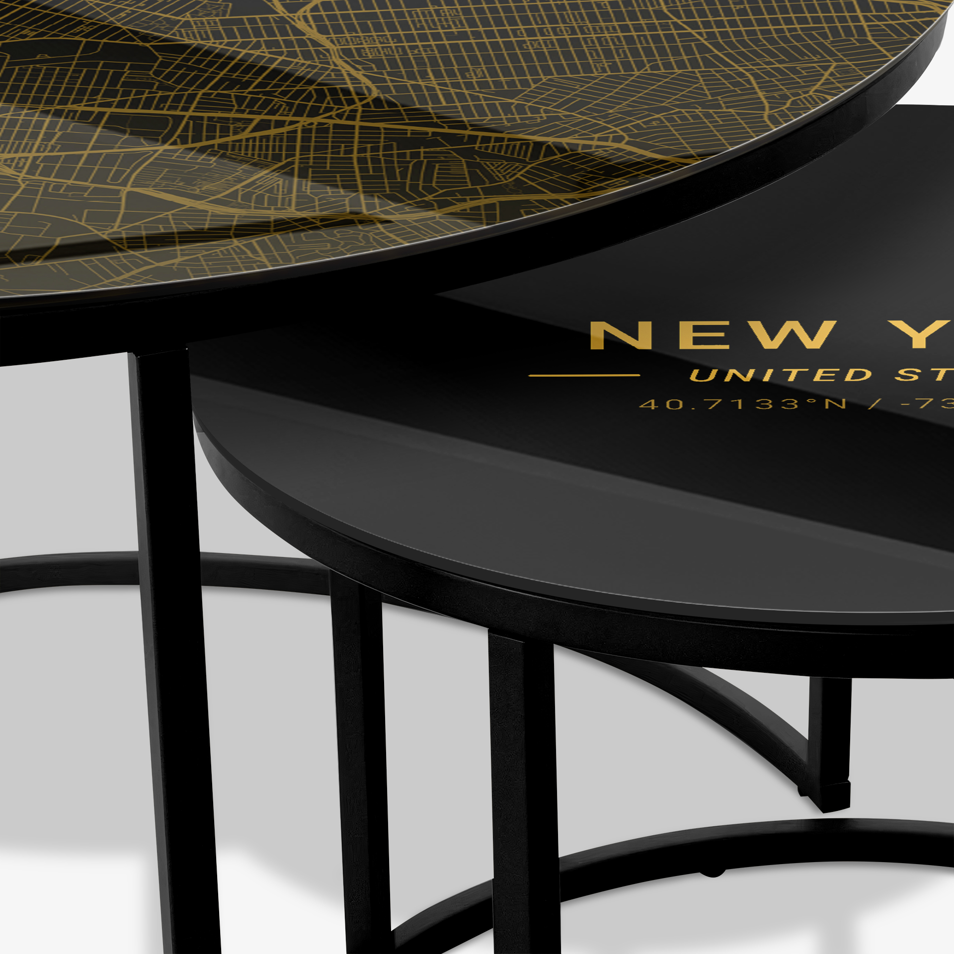 Coffee table Black - New York Gold