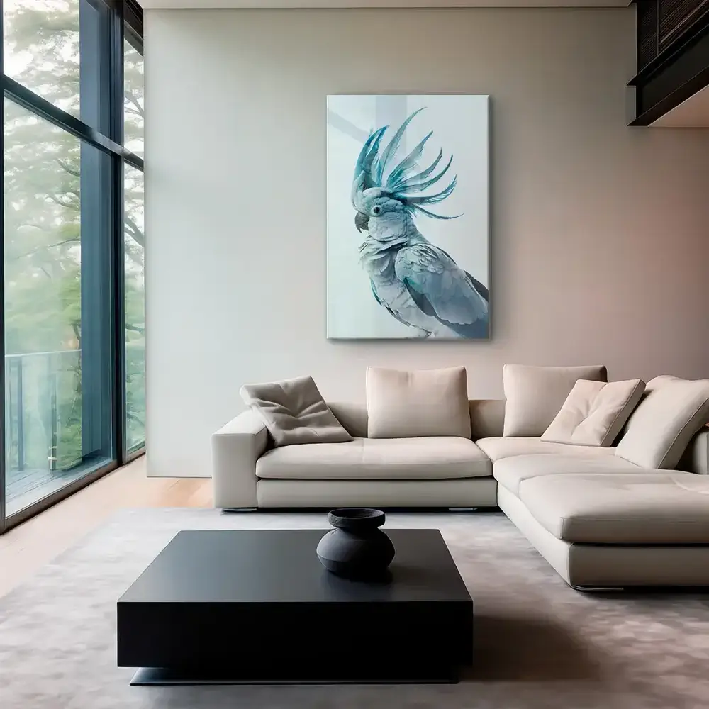 Aqua Parrot – Glass