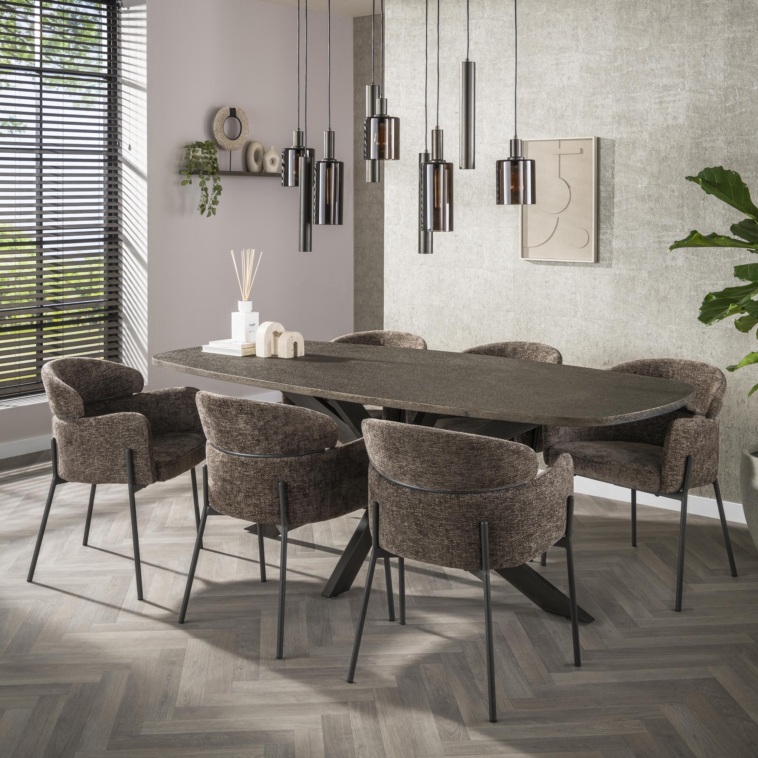 Poltrona Curva - confezione da 2 - Hoven tortora