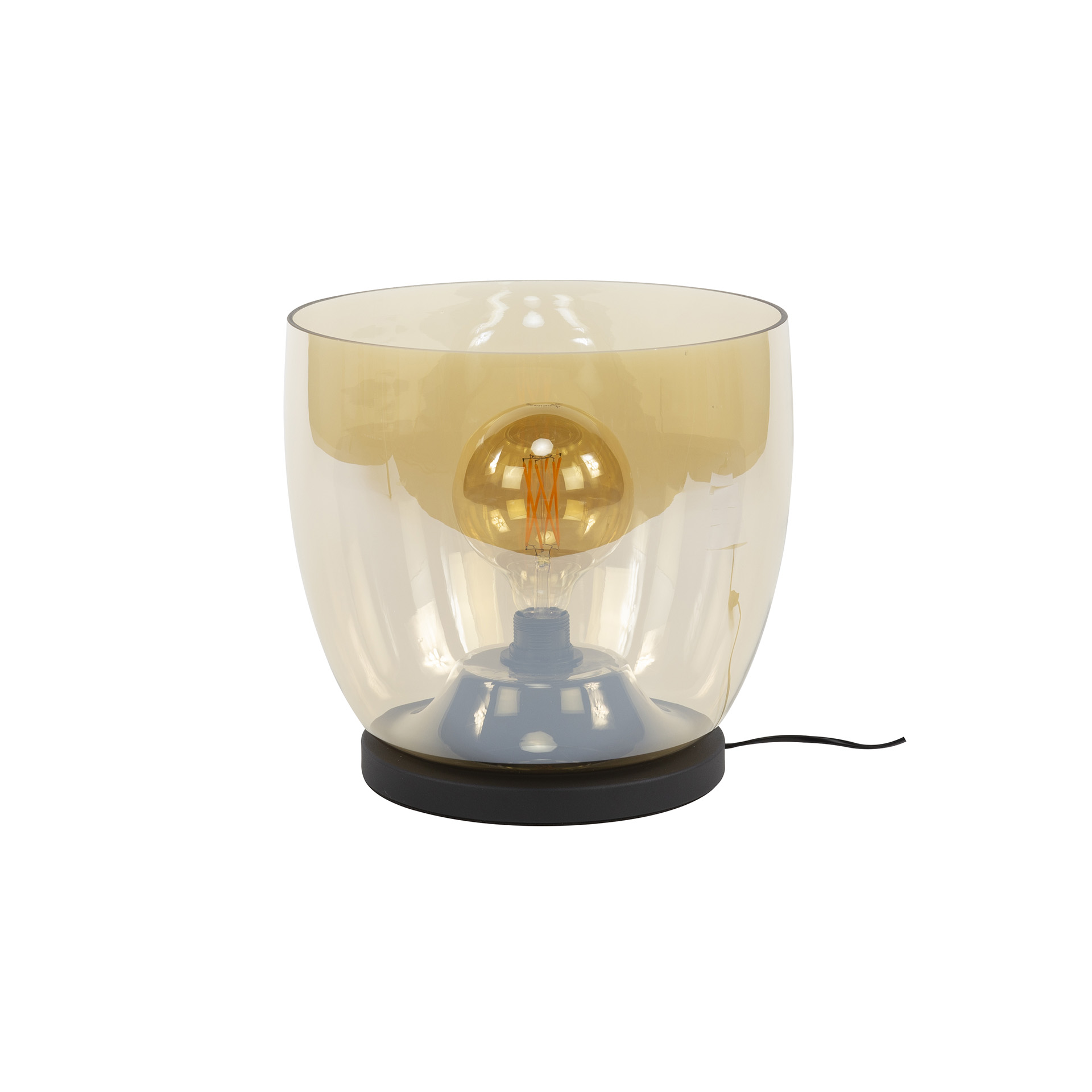 Floor lamp UP XL 1-light - Amber glass
