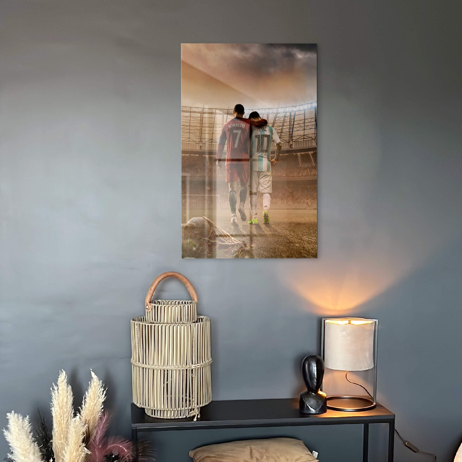 Messi and Ronaldo - Vetro