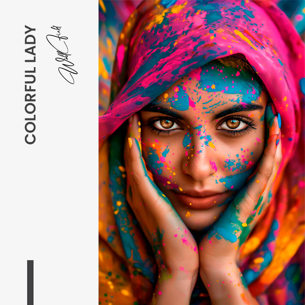 "Colorful Lady"