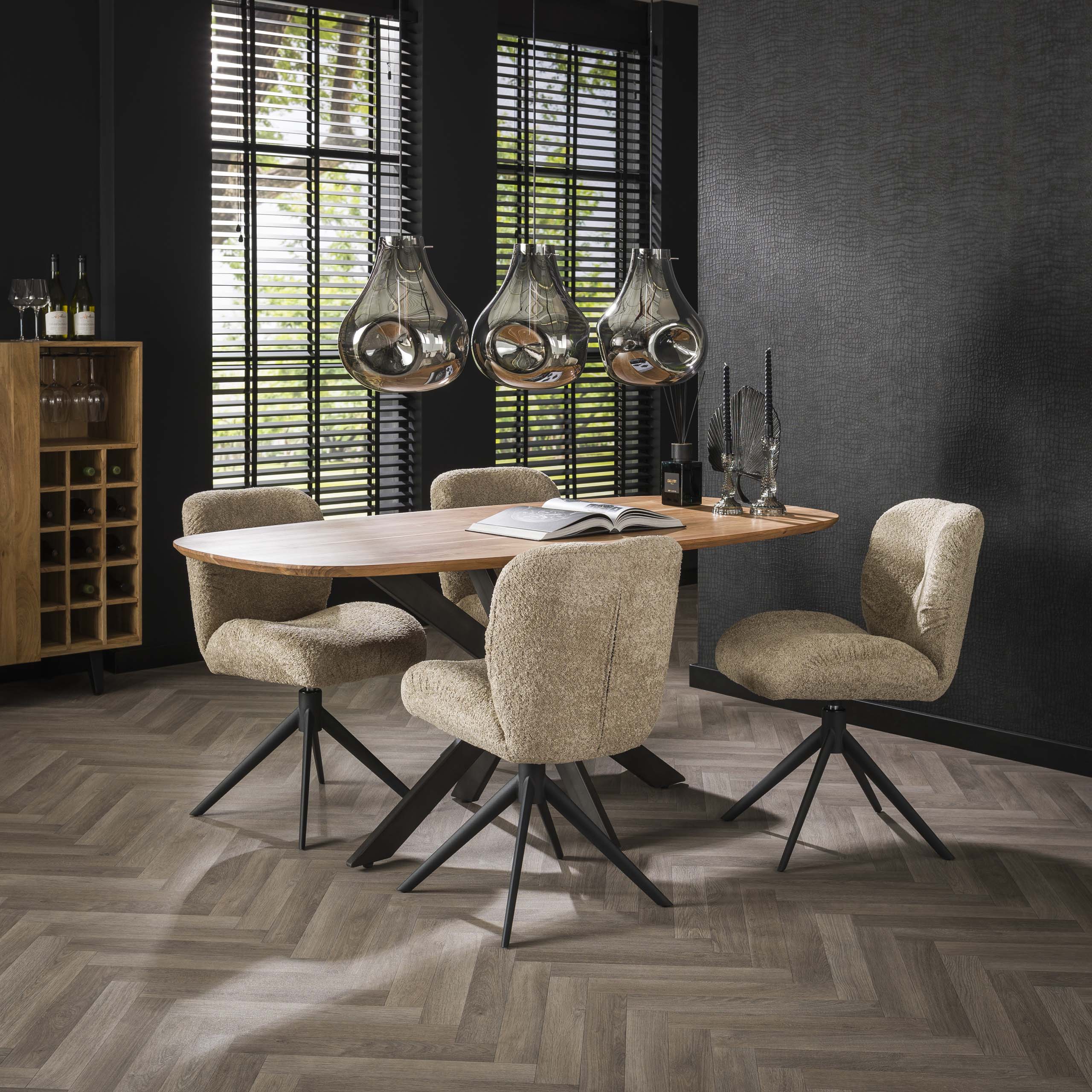 Tavolo da pranzo 180 Arhus massiccio / Acacia massiccia naturale