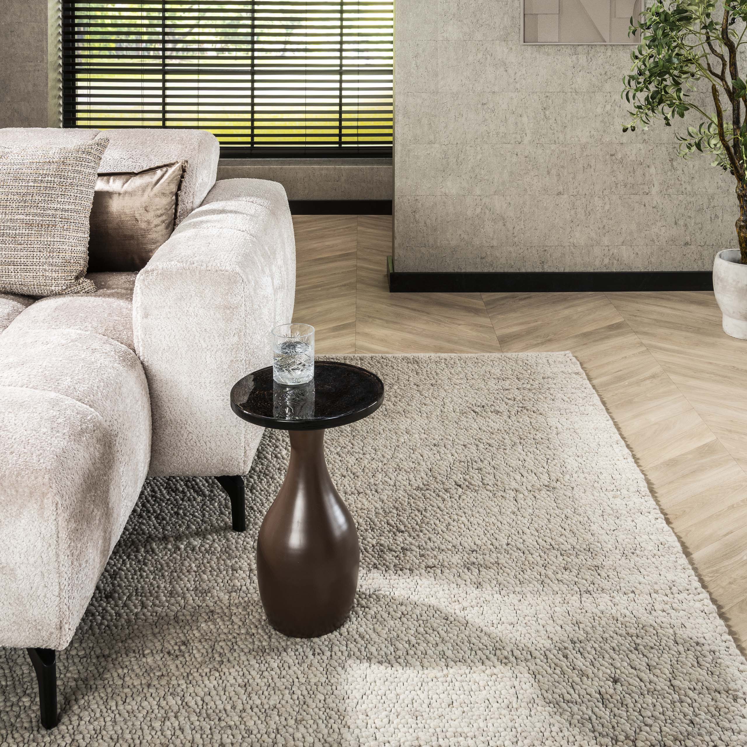 Tavolino Eclipse Drop S - Rame antico