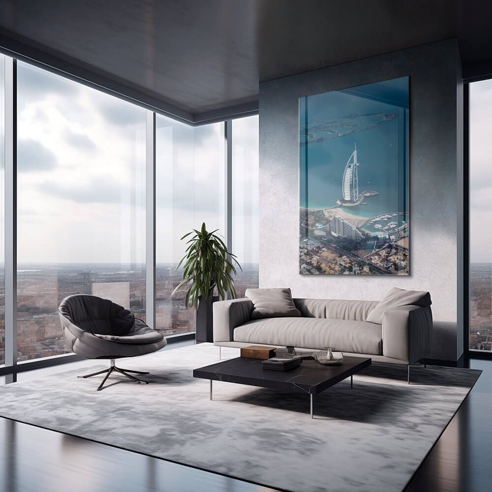 Burj Al Arab Birdview – Glass