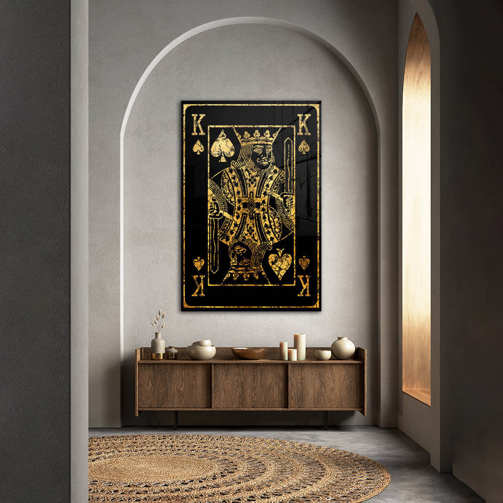 Golden Card K – Glass