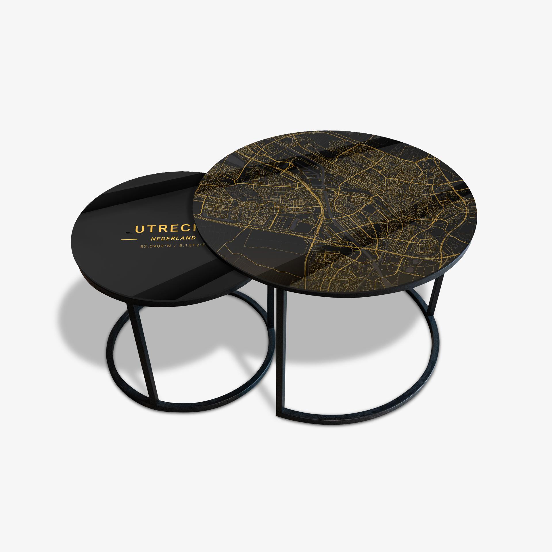 Tavolino Nero - Utrecht Oro