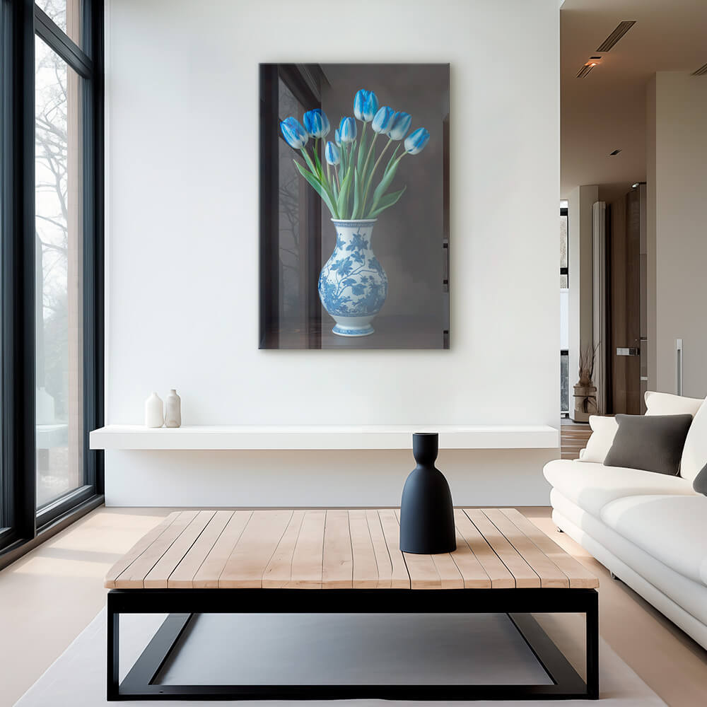 Blue Tulips – Glass