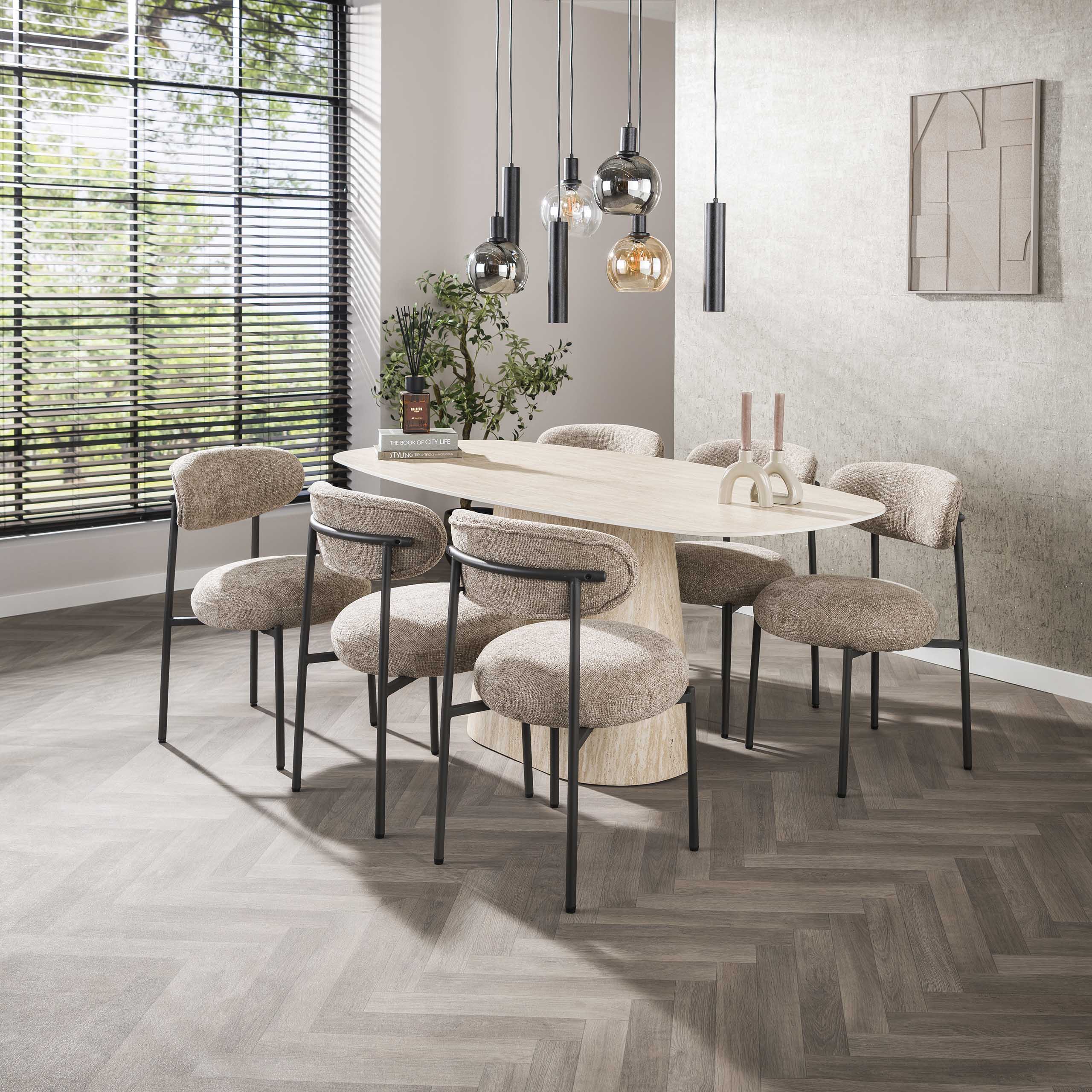 Chair Round - packed per 2 - Cargo sand