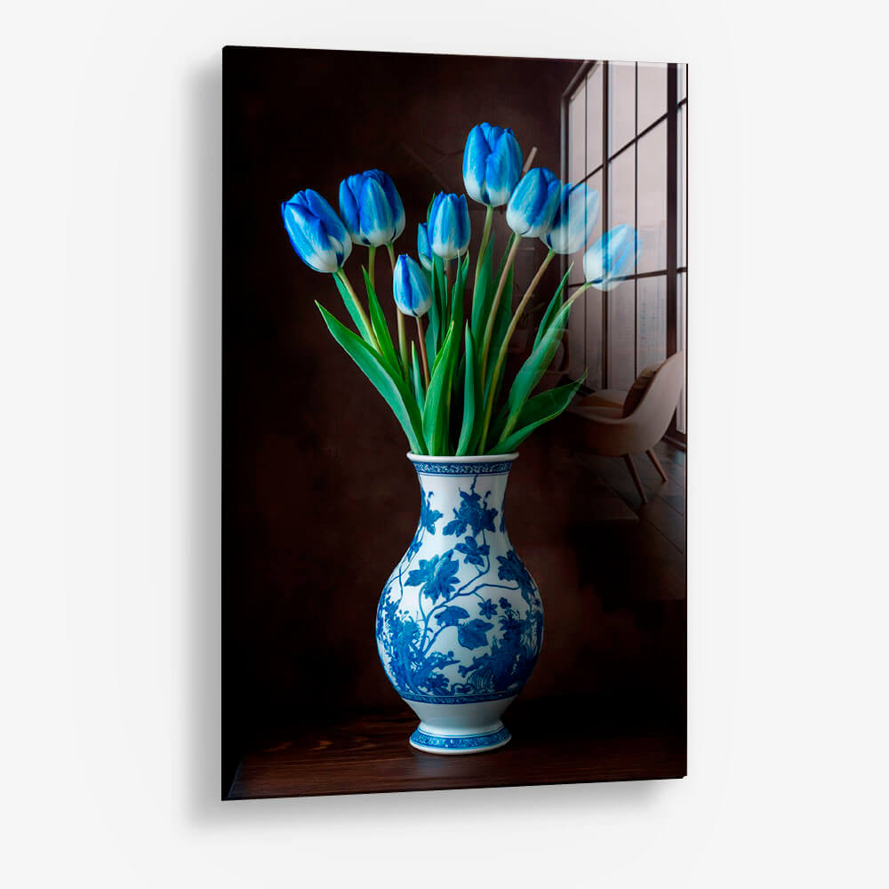 Blue Tulips – Vetro