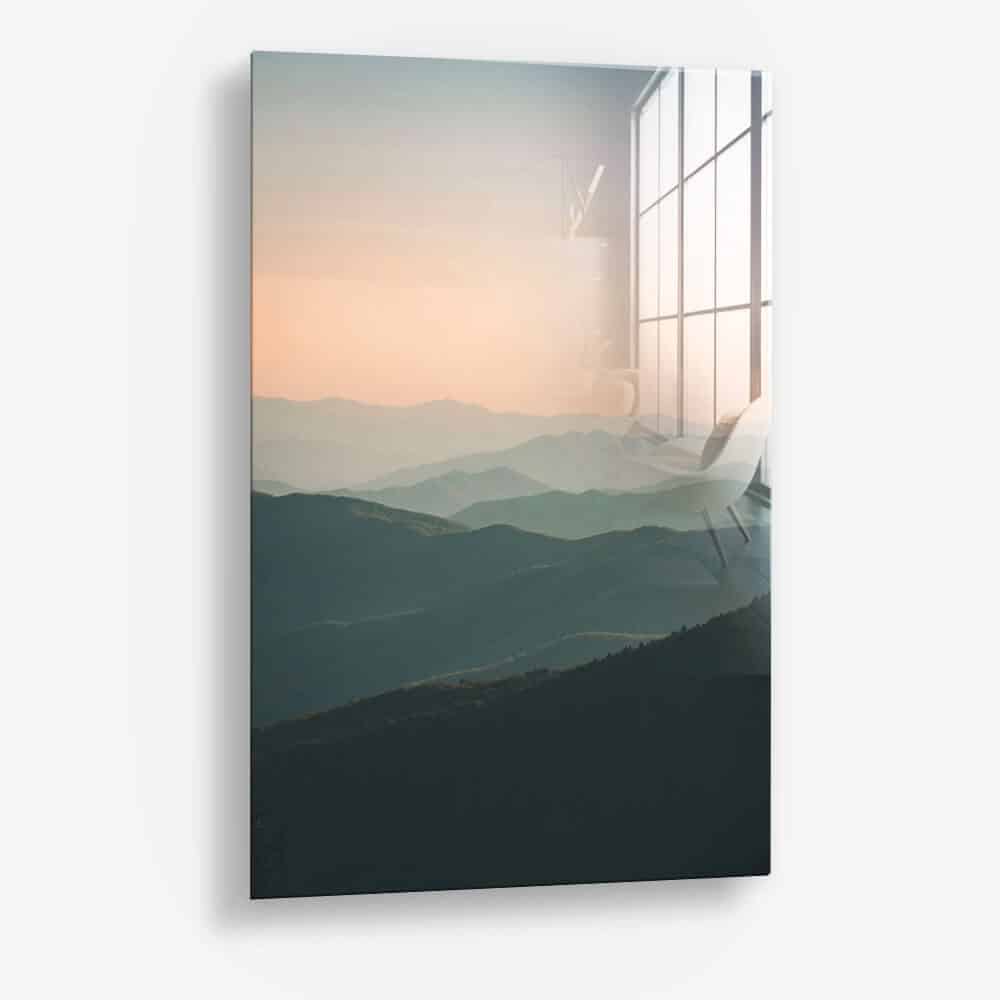 Hills Ahead - Glass