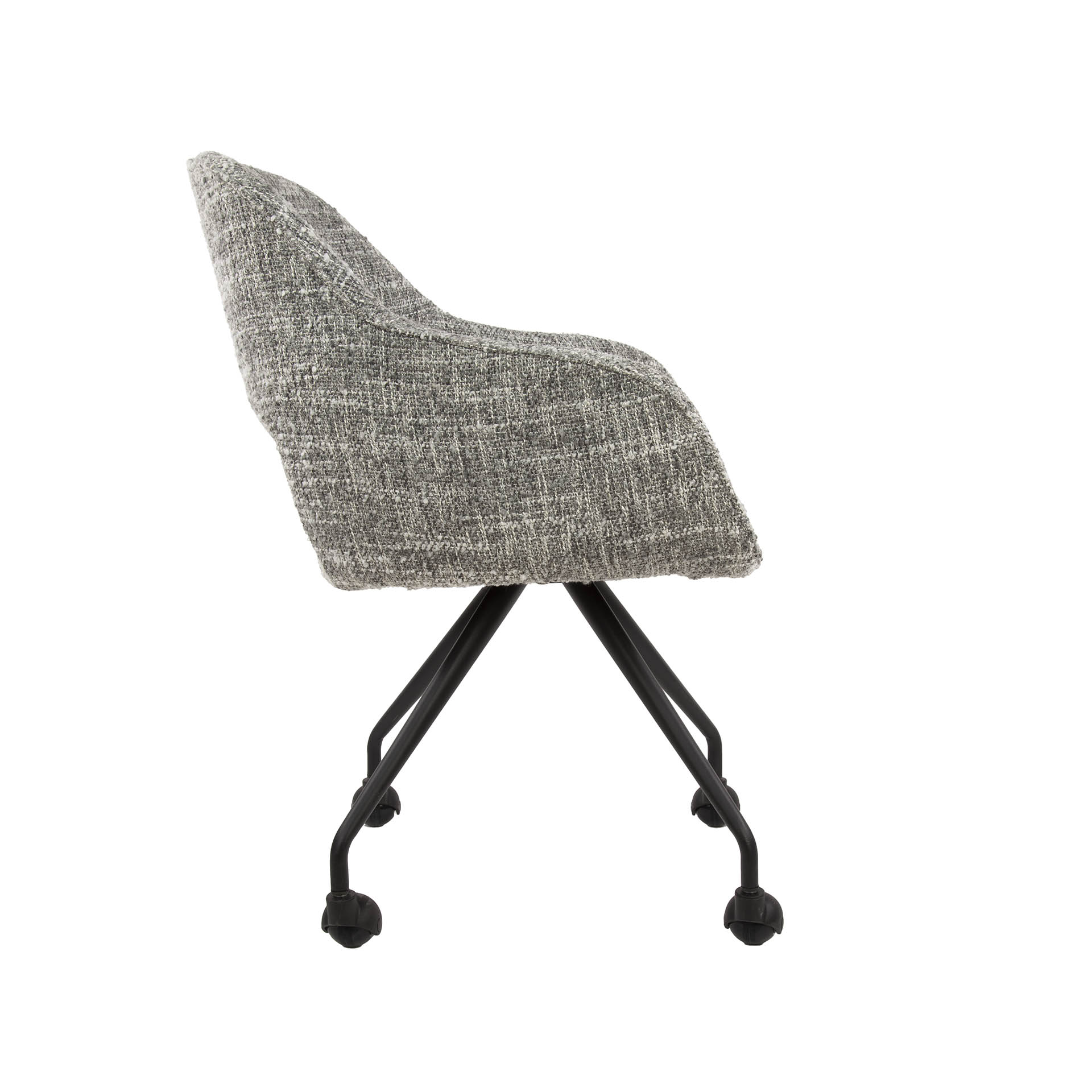 Ruote a molle per poltrona VPE2/Eagle grigio acciaio