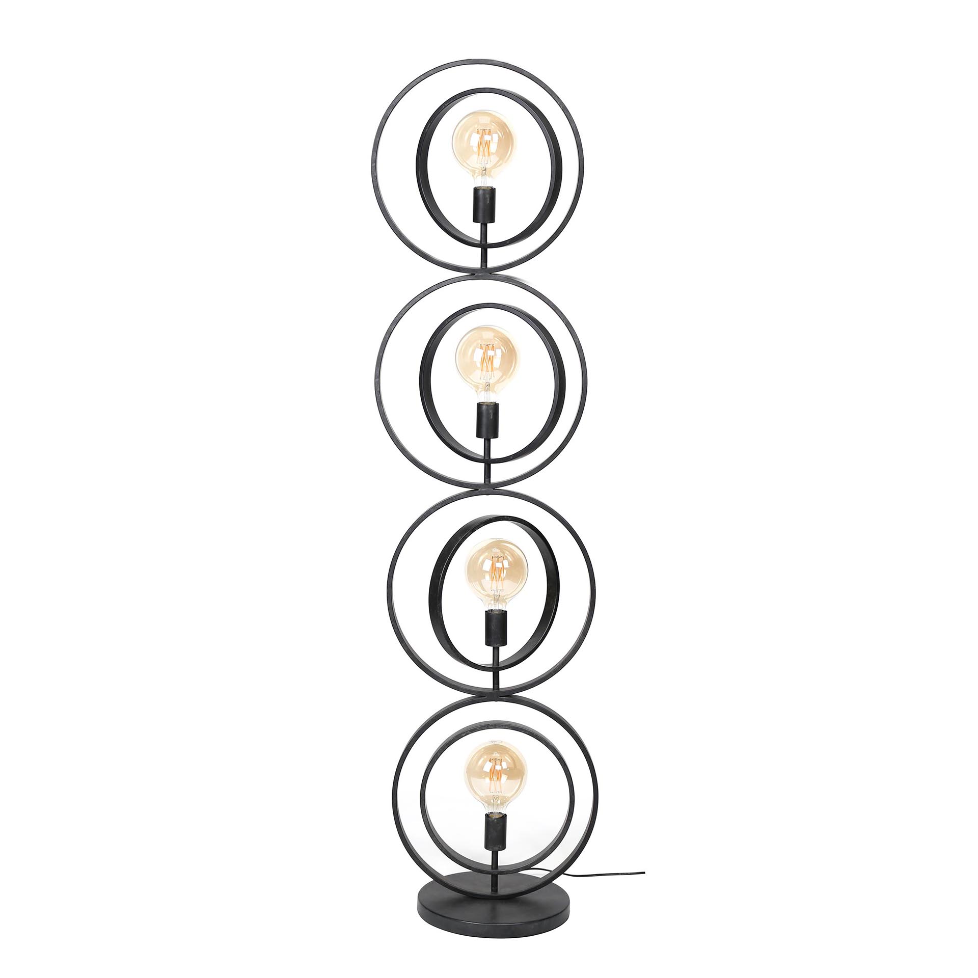 Lampada da terra Turn Around 4 luci - Antracite