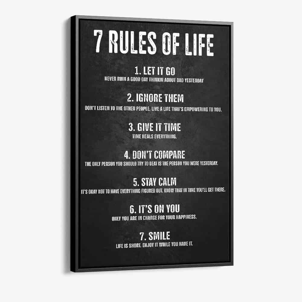 "7 Rules of Life''