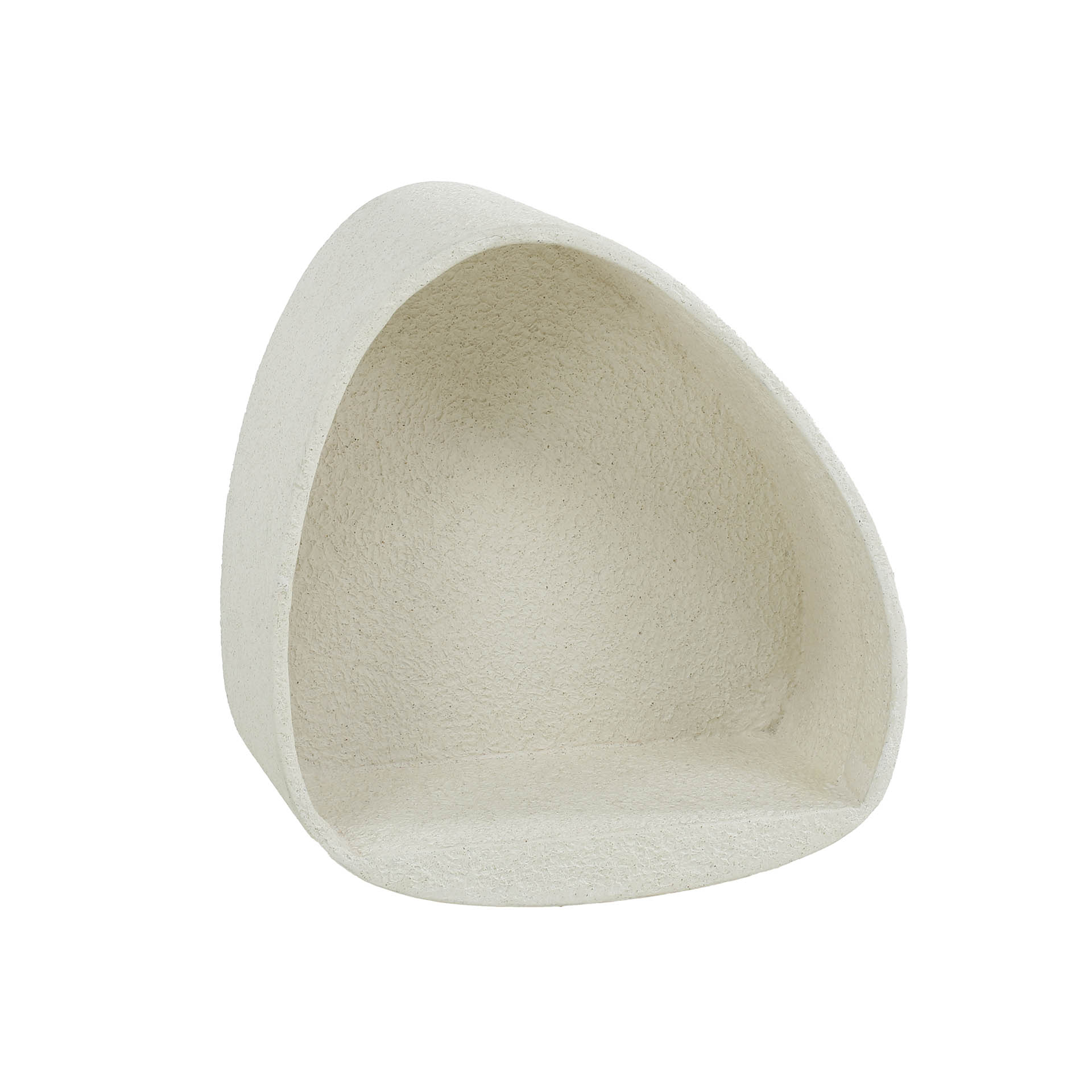 Mensola a muro triangolo in pietra/marmo composito