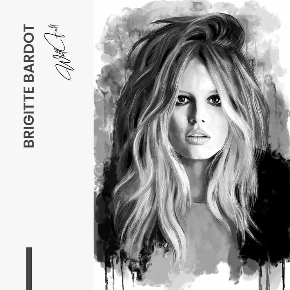 Brigitte Bardot - Glass