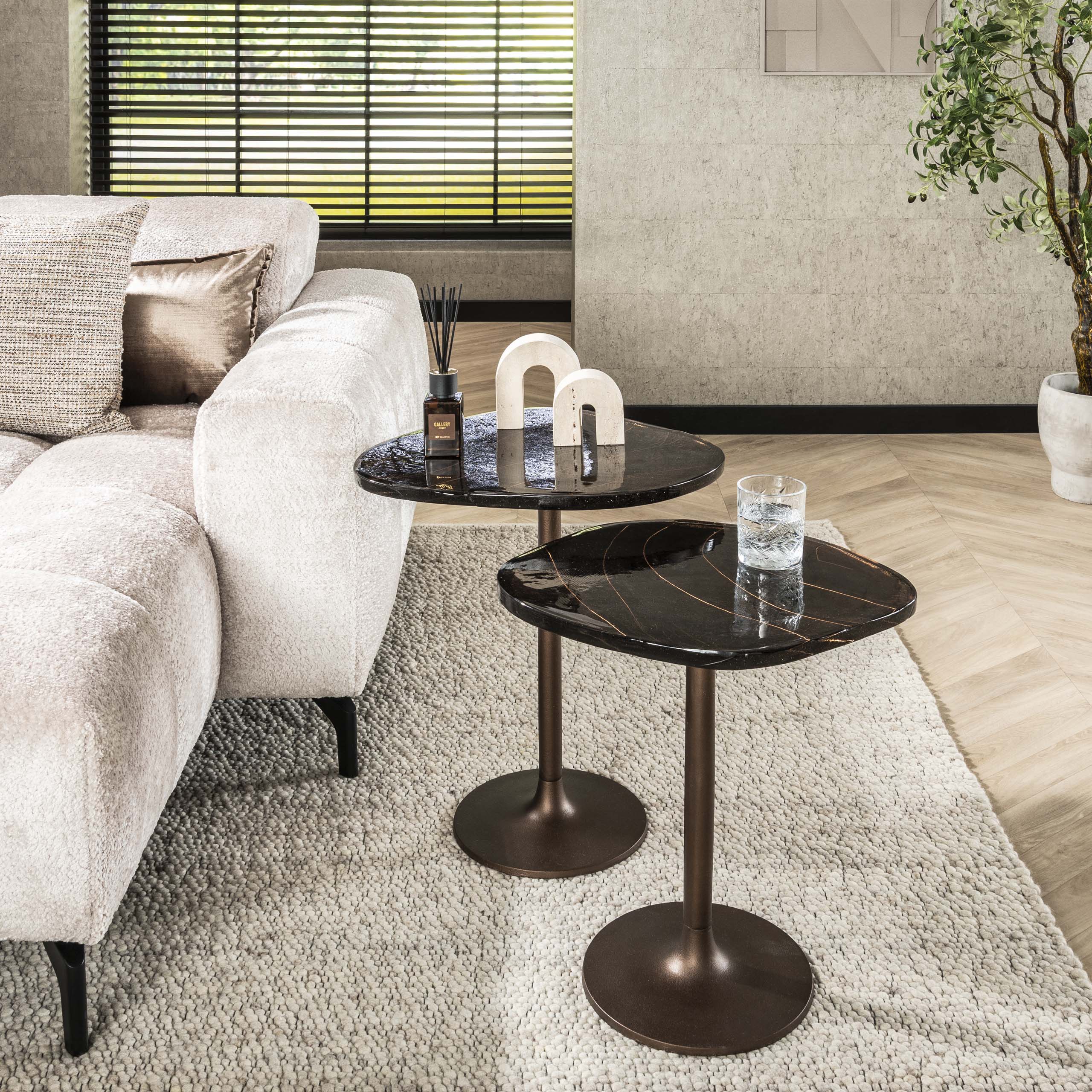 Tavolino Eclipse basso - Rame antico