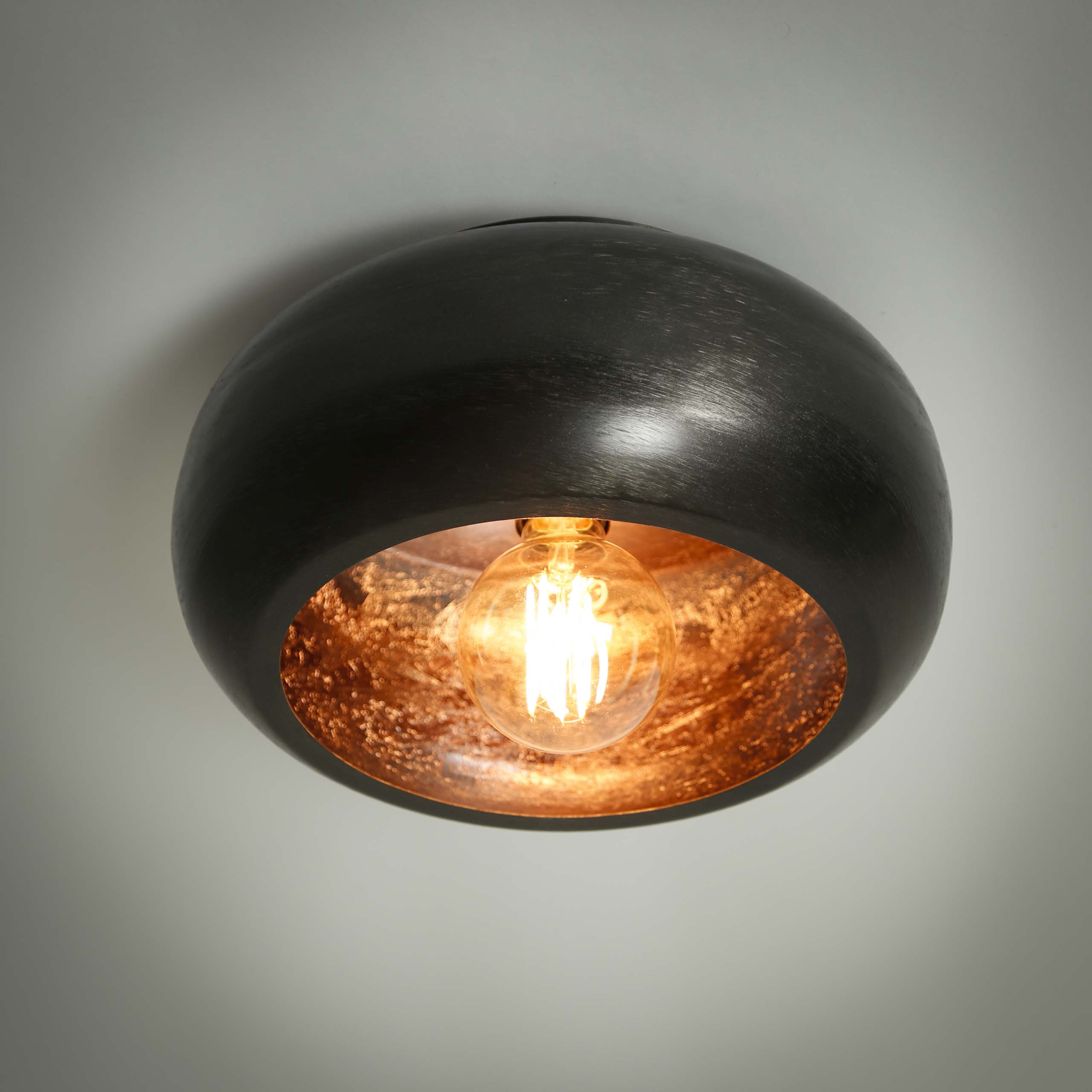 Lampada da soffitto cielo Ø34 / Nichel nero