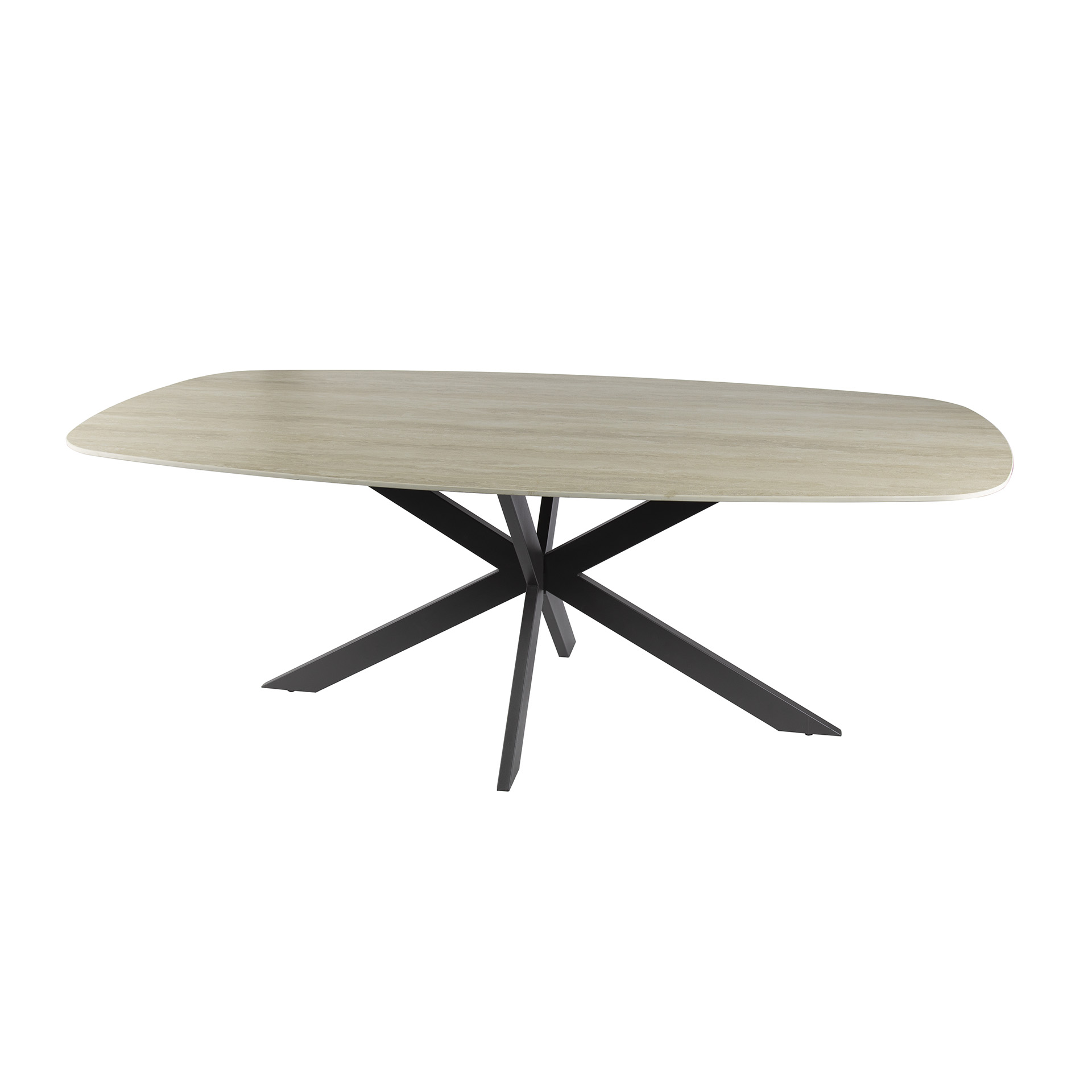 Tavolo da pranzo Romano Cross Danese ovale 180 cm - ceramica 3D
