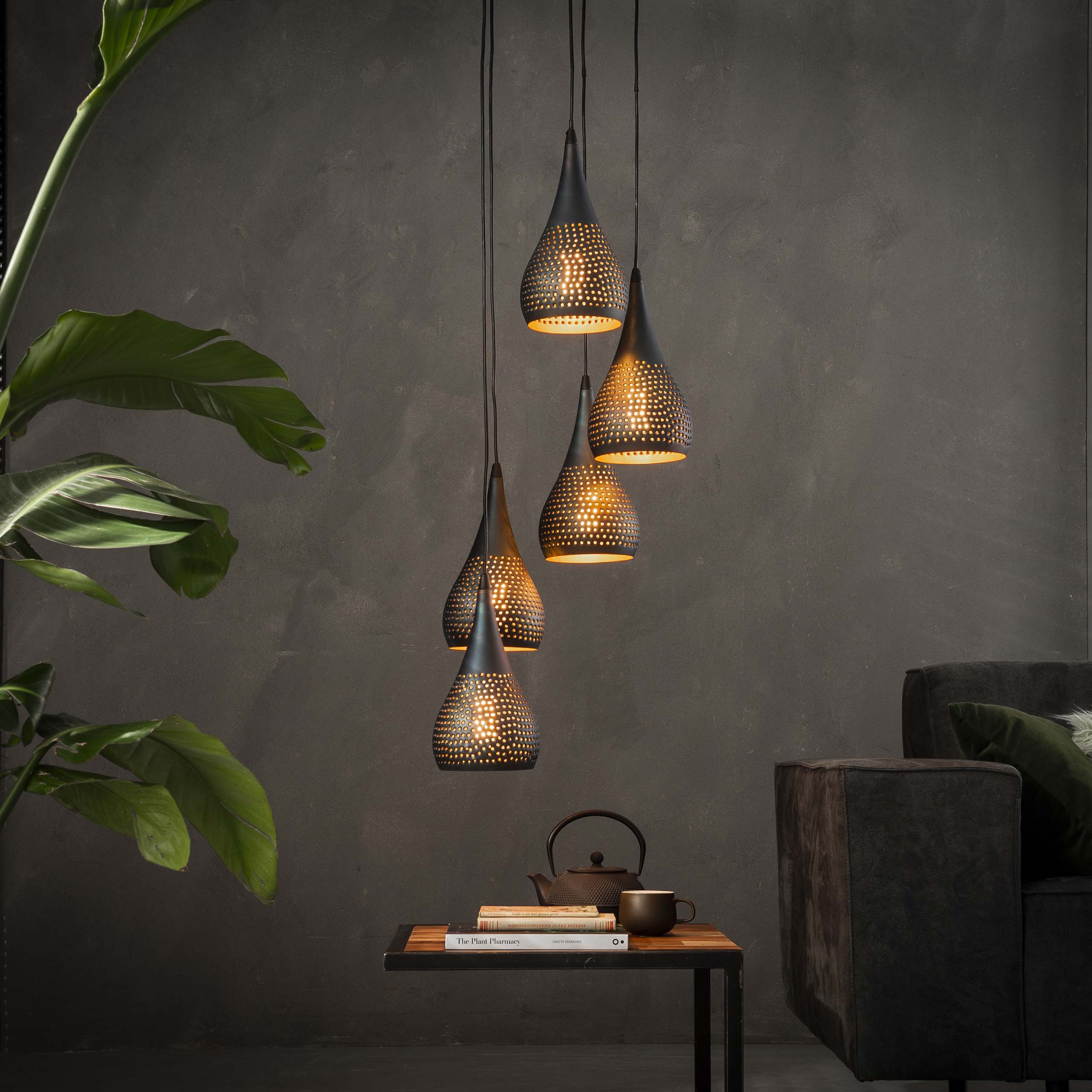 Lampada a sospensione 5L Punch a gradini