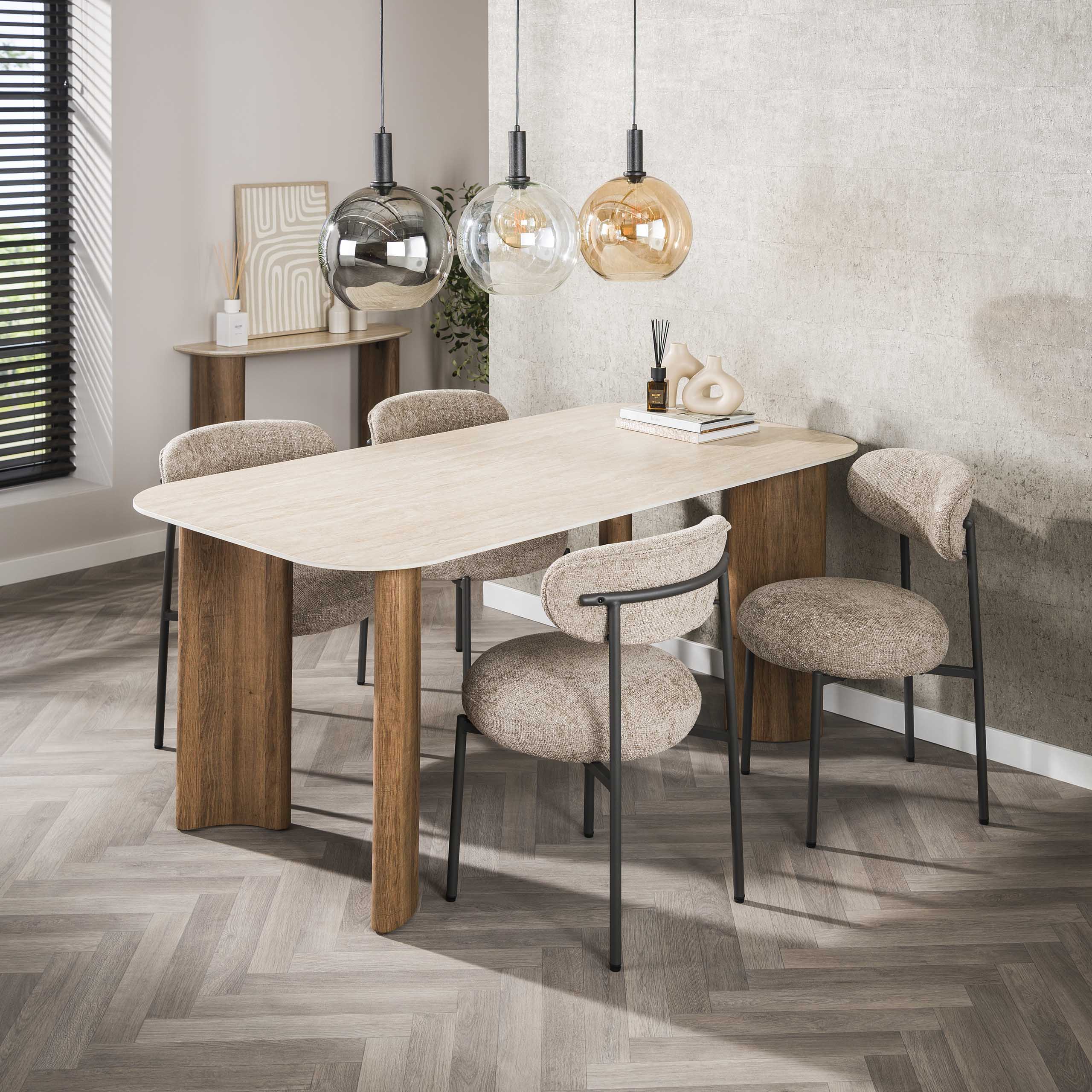 Chair Round - packed per 2 - Cargo sand