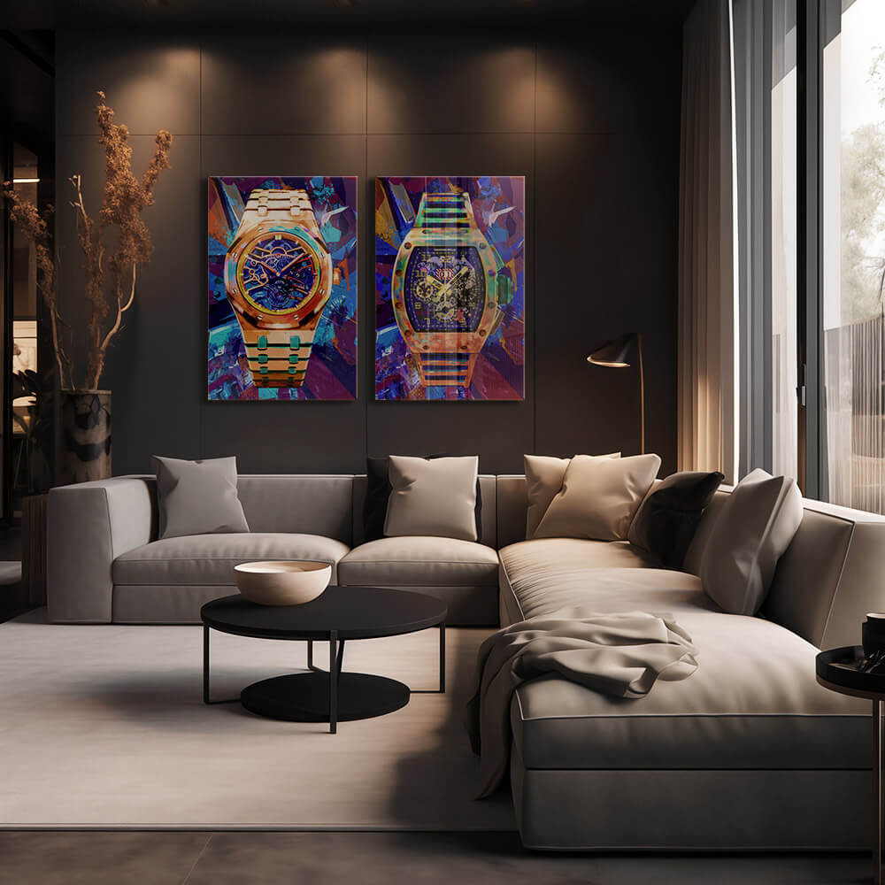 Bundle: "Colored Watch" (2x) – Glass