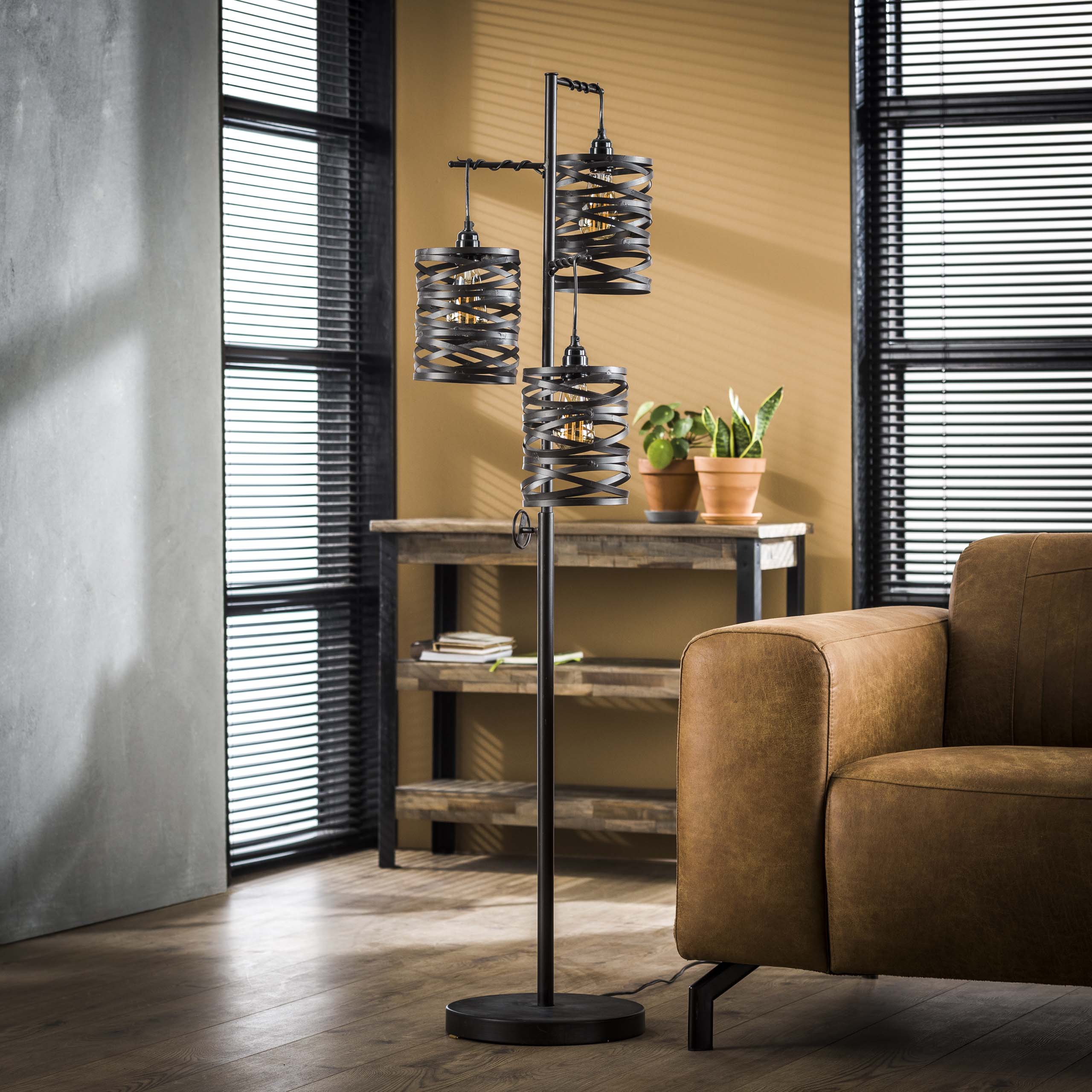 Lampada da terra 3L Springer a gradini