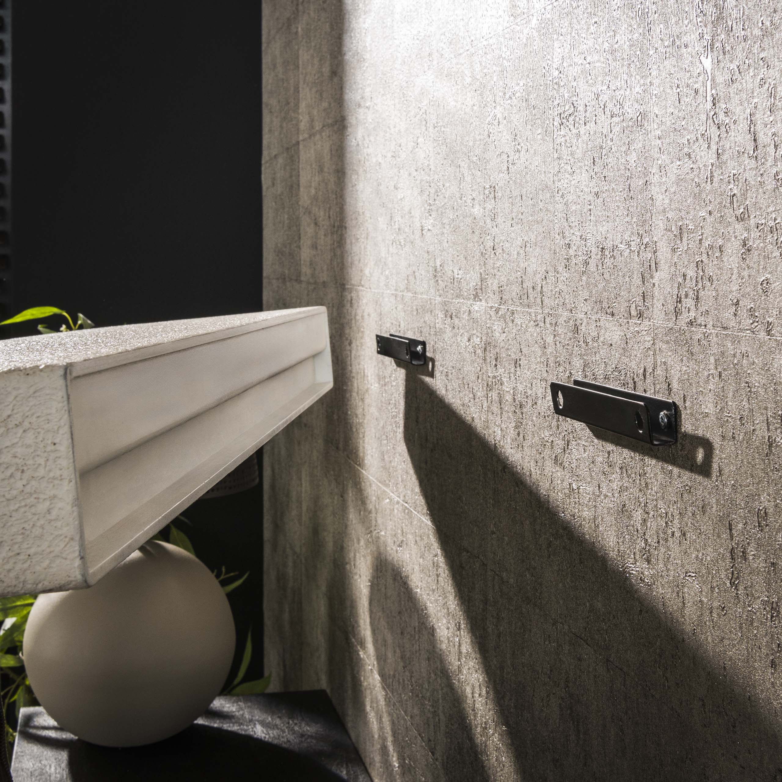 Mensola a muro 100 cm in composito pietra/marmo