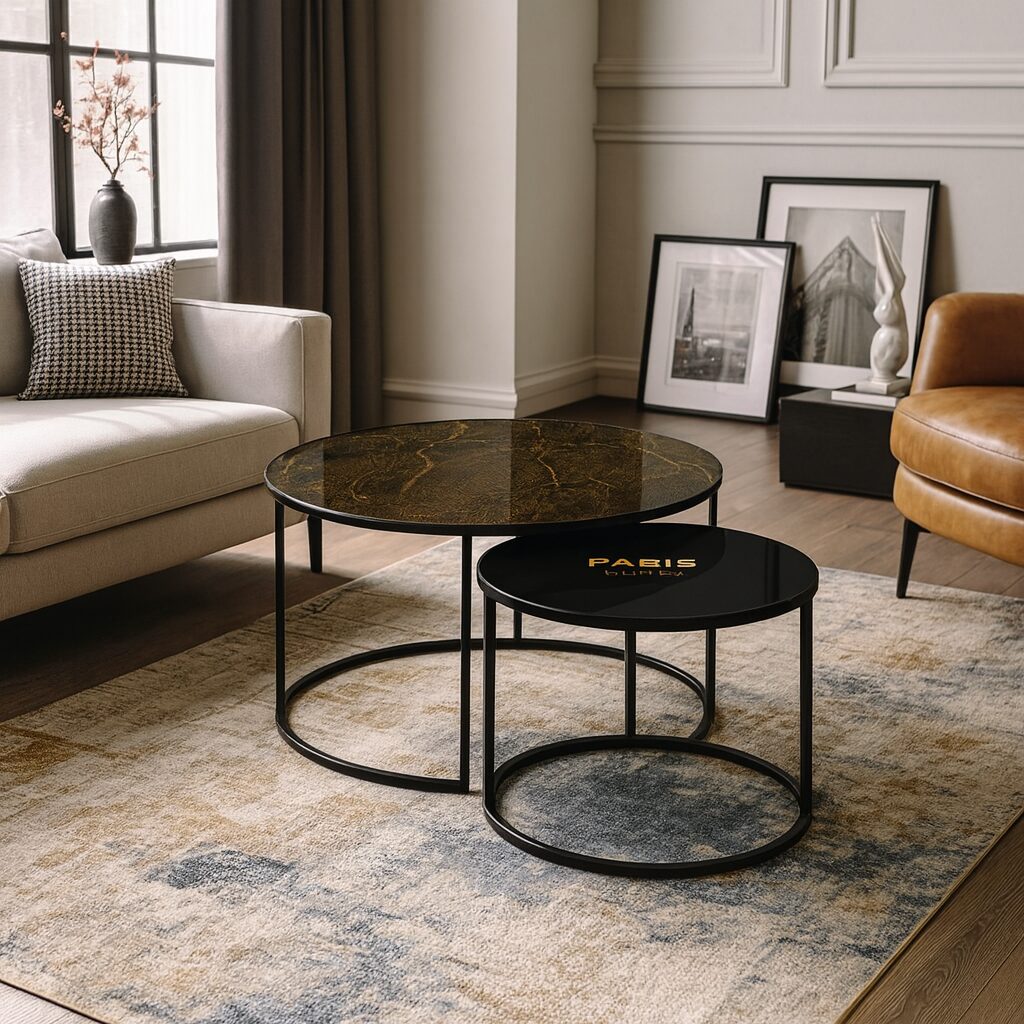 Coffee table Black - Paris Gold