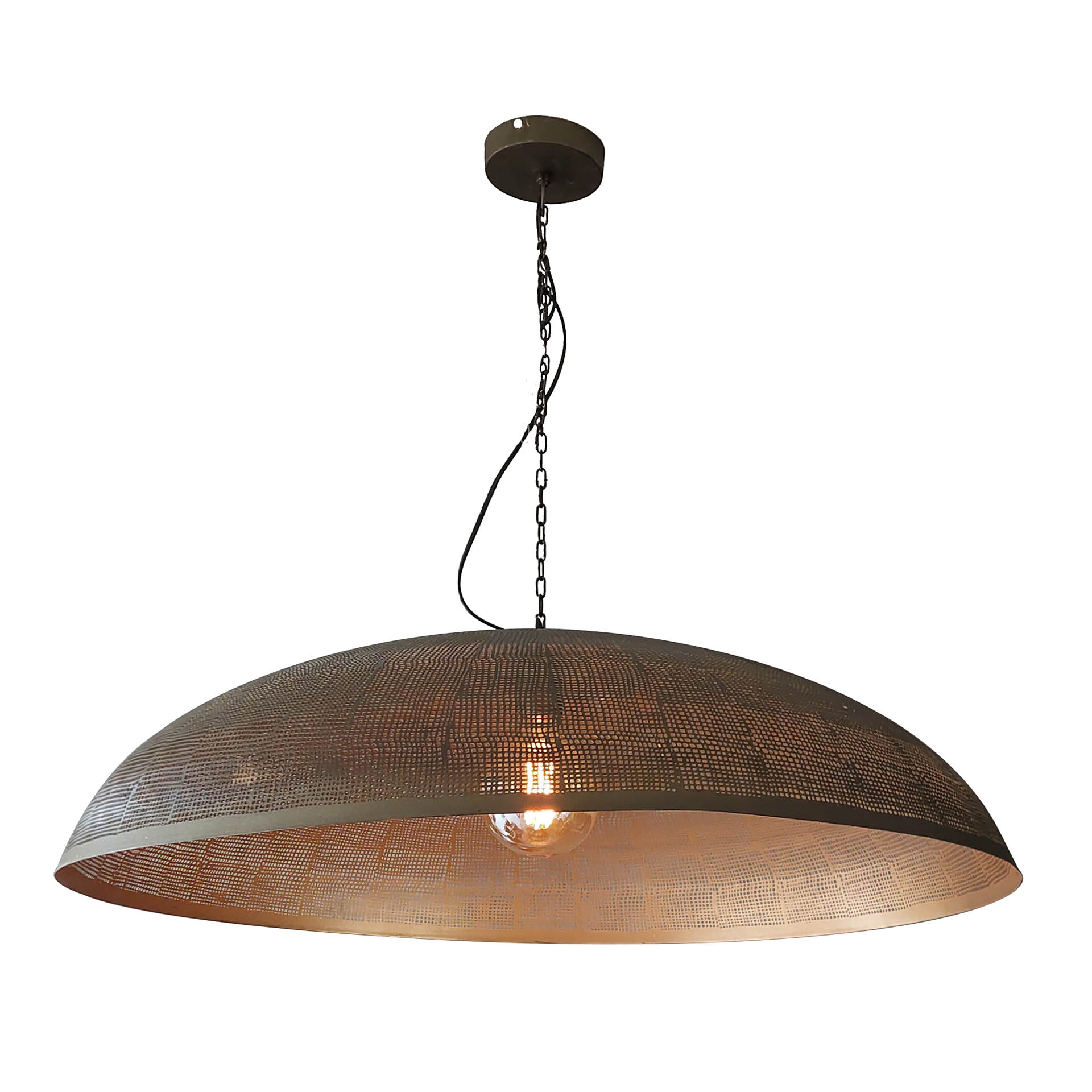 Lampada a sospensione Ø90 cosmica / Bronzo antico
