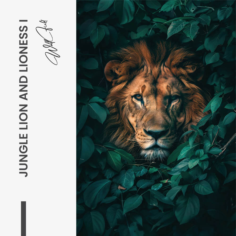 "Jungle Lion and Lioness I"