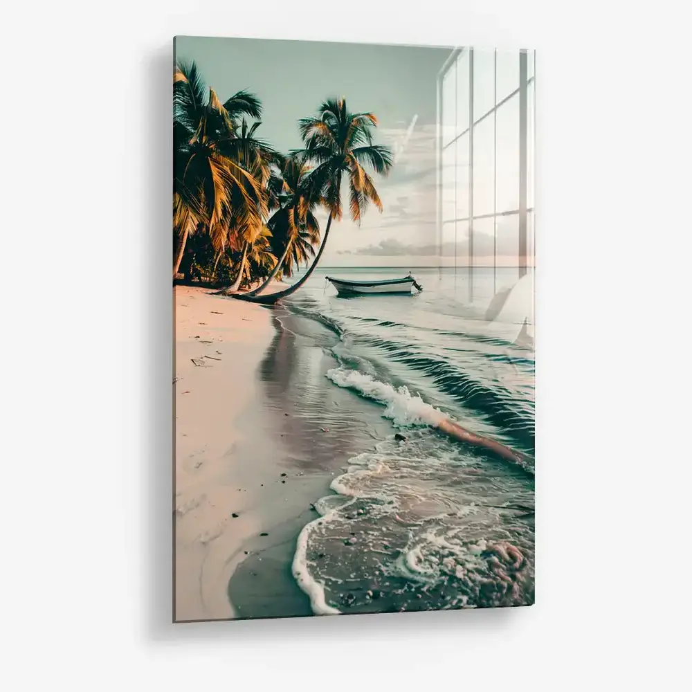 Palm Dusk Shore – Vetro