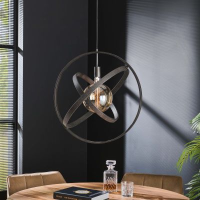 Hanging lamp 1L Galaxy / Artic black