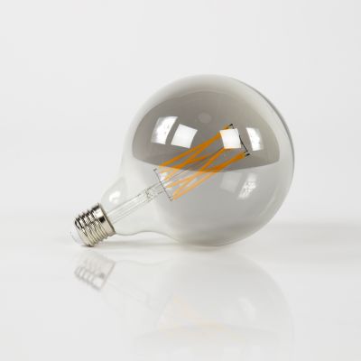 Light source LED [G125] filament bulb Ø12.5 - E27 6W dimmable / Smoke gray glass