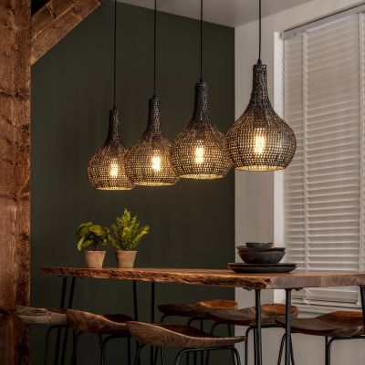 Hanging lamp 4L Droplet Mesh