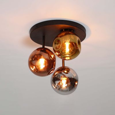 Lampada da soffitto 3L stellare / Artic nero