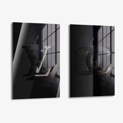 Bundel: Black Papercut (2x) - Glass