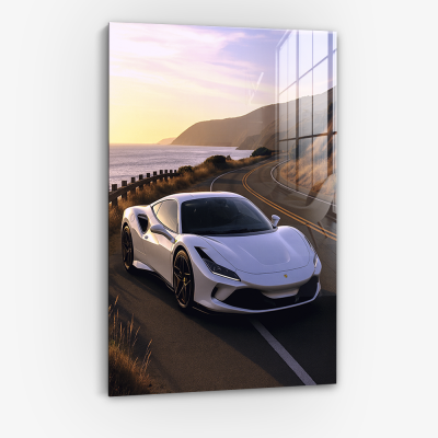 Chromatic Drive VII: White - Glass