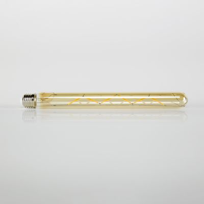 Sorgente luminosa LED [T32-L300] tubo a filamento 30 cm - E27 4W 2100K 280lm dimmerabile / Vetro ambrato