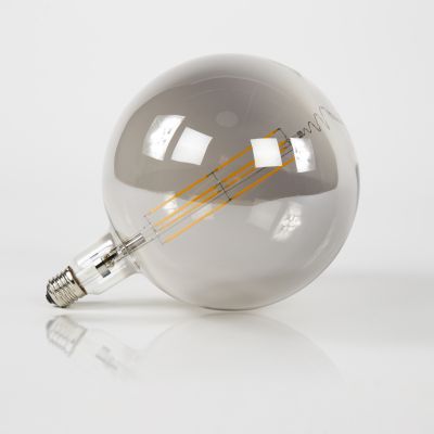 Light source LED [G200] filament bulb Ø20.0 - E27 8W / Smoke gray glass